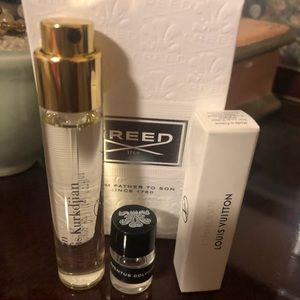 Baccarat Rouge 540 Ext. de Parfum .40 oz spray refill. * Bonus Creed/LV samples